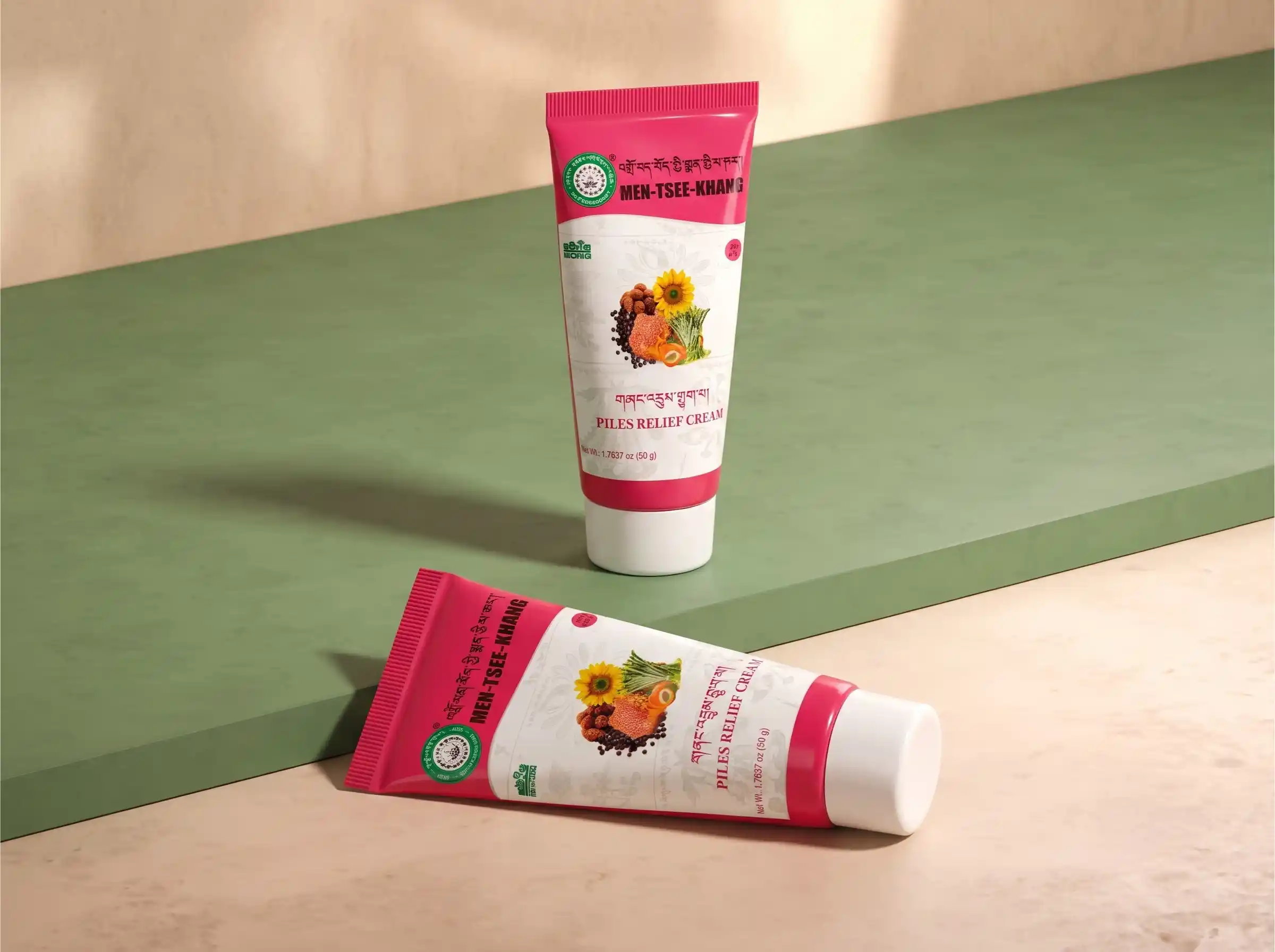 Men Tsee Khang Piles Relief Cream tube