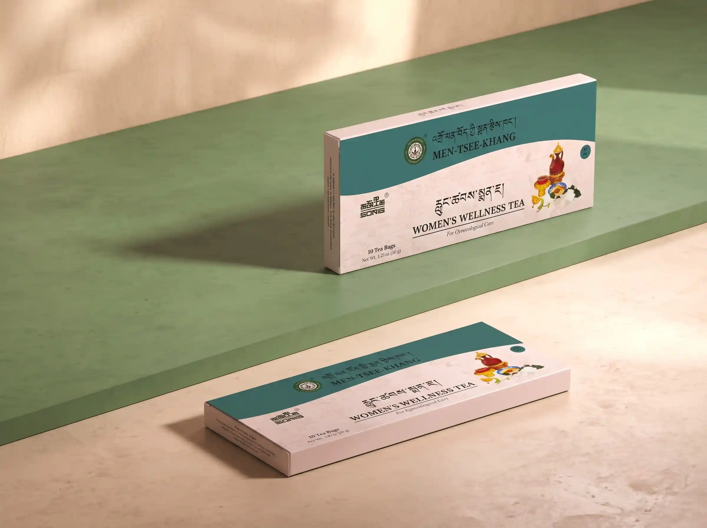Men Tsee Khang Sorig Women's Wellness Tea packaging