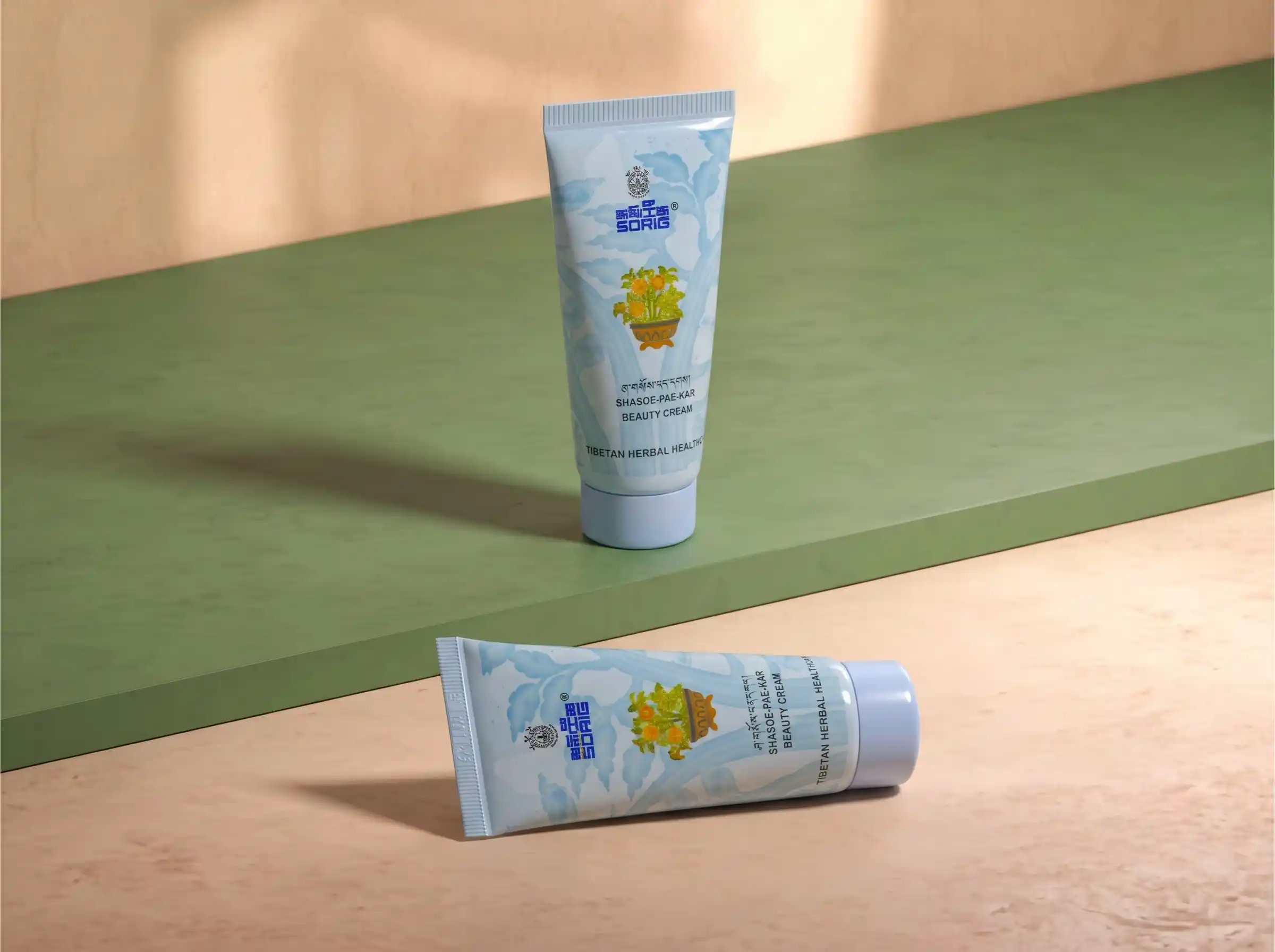 Sorig Shasoe Pae Kar Beauty Cream jar